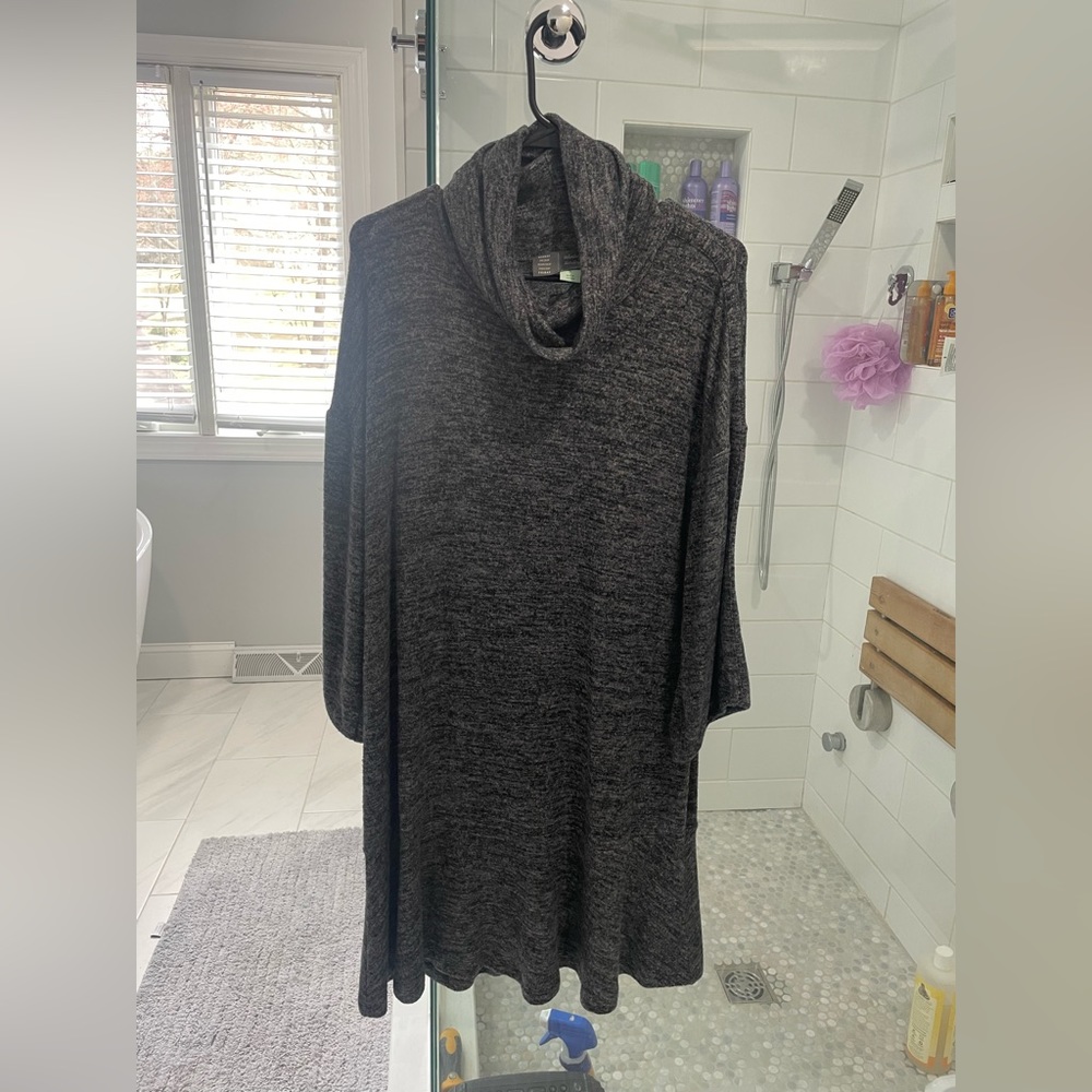 Sweater peplum dress Anthropologie